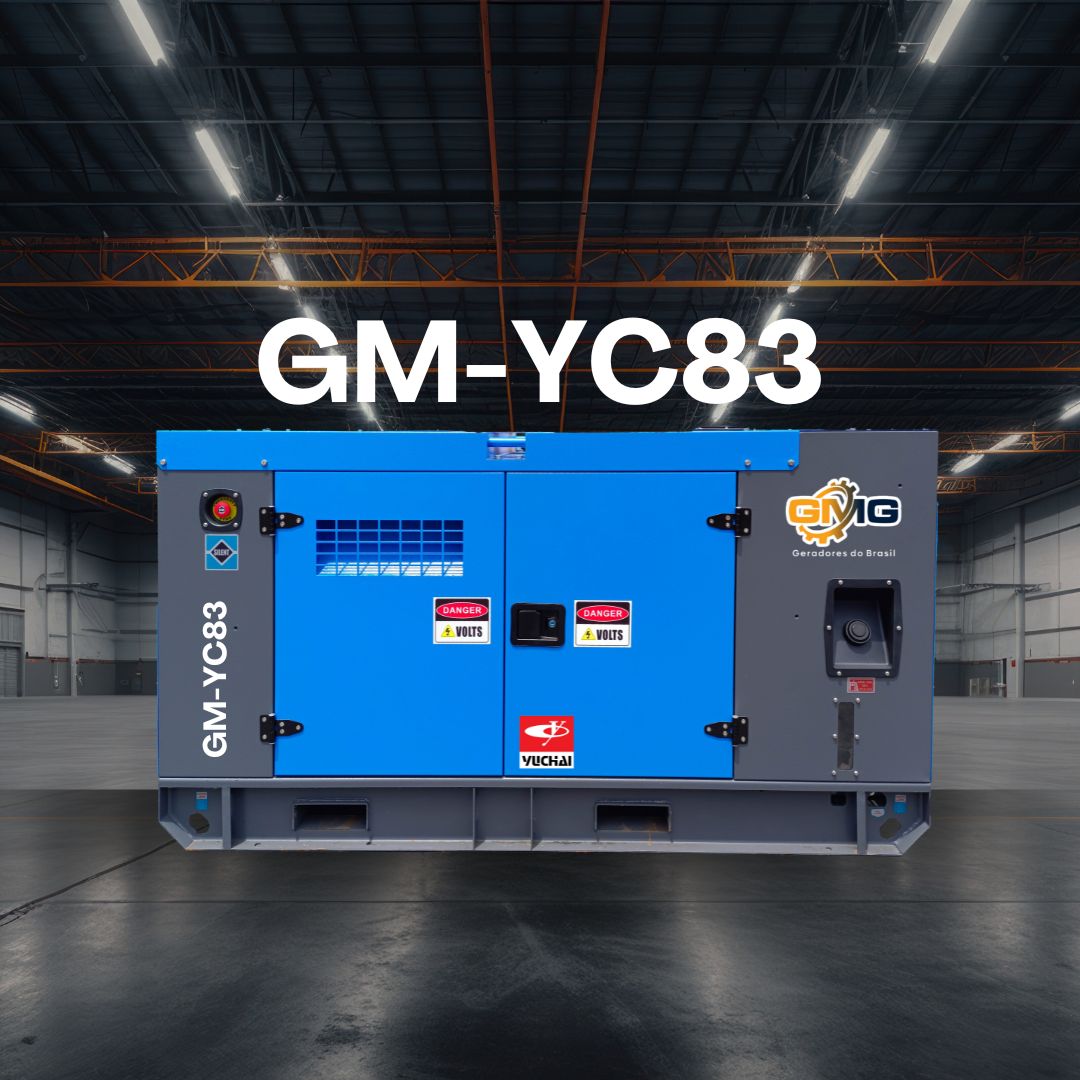 Grupo Gerador 83KVA, Motor YUCHAI, modelo GM-YC83