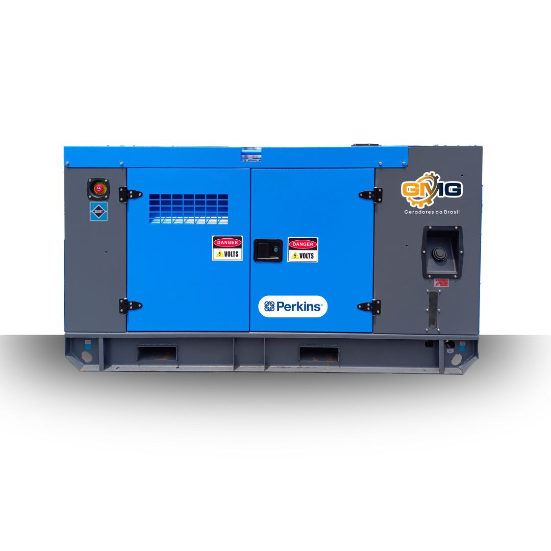 Grupo Gerador 38KVA, Motor PERKIN'S, Modelo GM-PE38