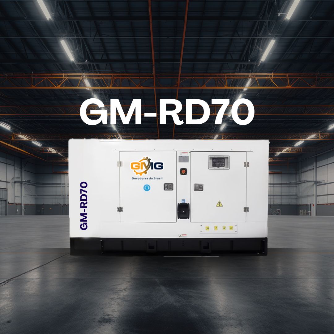 Grupo Gerador 70KVA, Motor RICARDO, Modelo GM-RD70