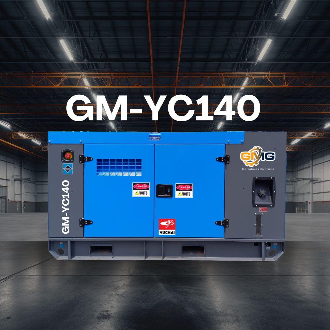 Grupo Gerador 140KVA, Motor YUCHAI, Modelo GM-YC140