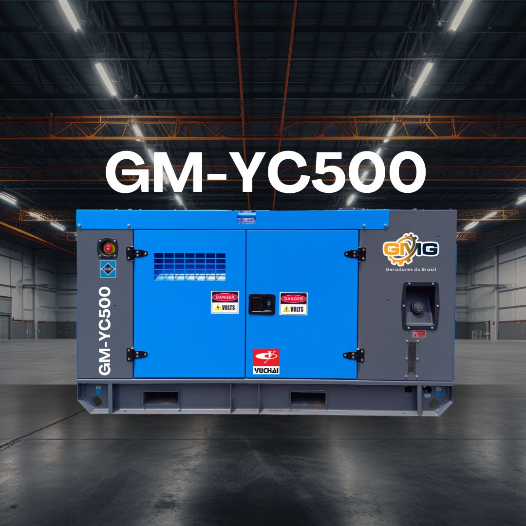 Grupo Gerador 500KVA, Motor YUCHAI, Modelo GM-YC500