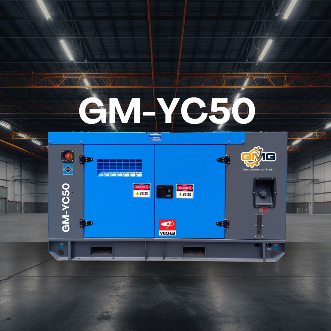 Grupo Gerador 50KVA, Motor YUCHAI, Modelo GM-YC30