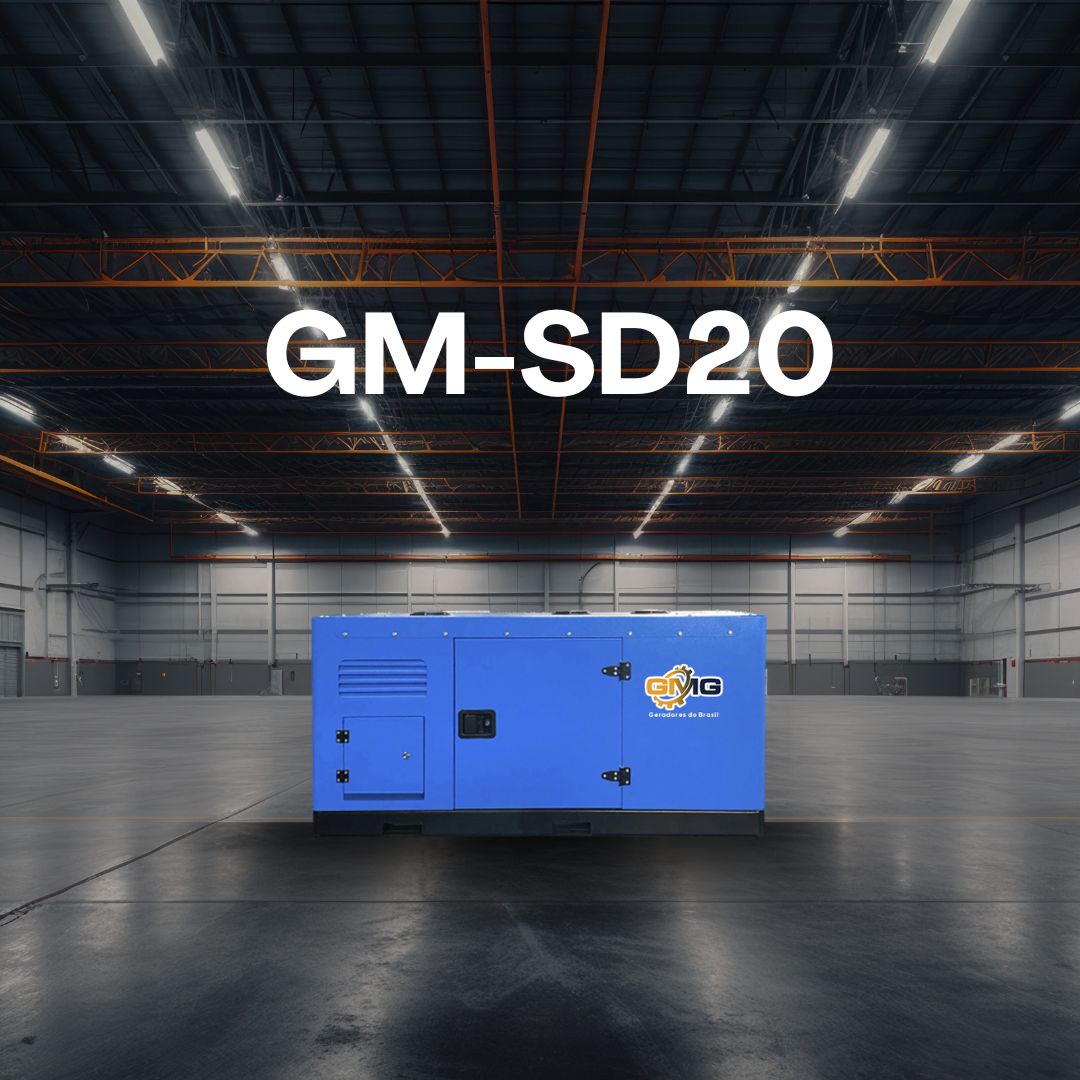 Grupo Gerador 20KVA, Motor SIDA, Modelo GM-SD20