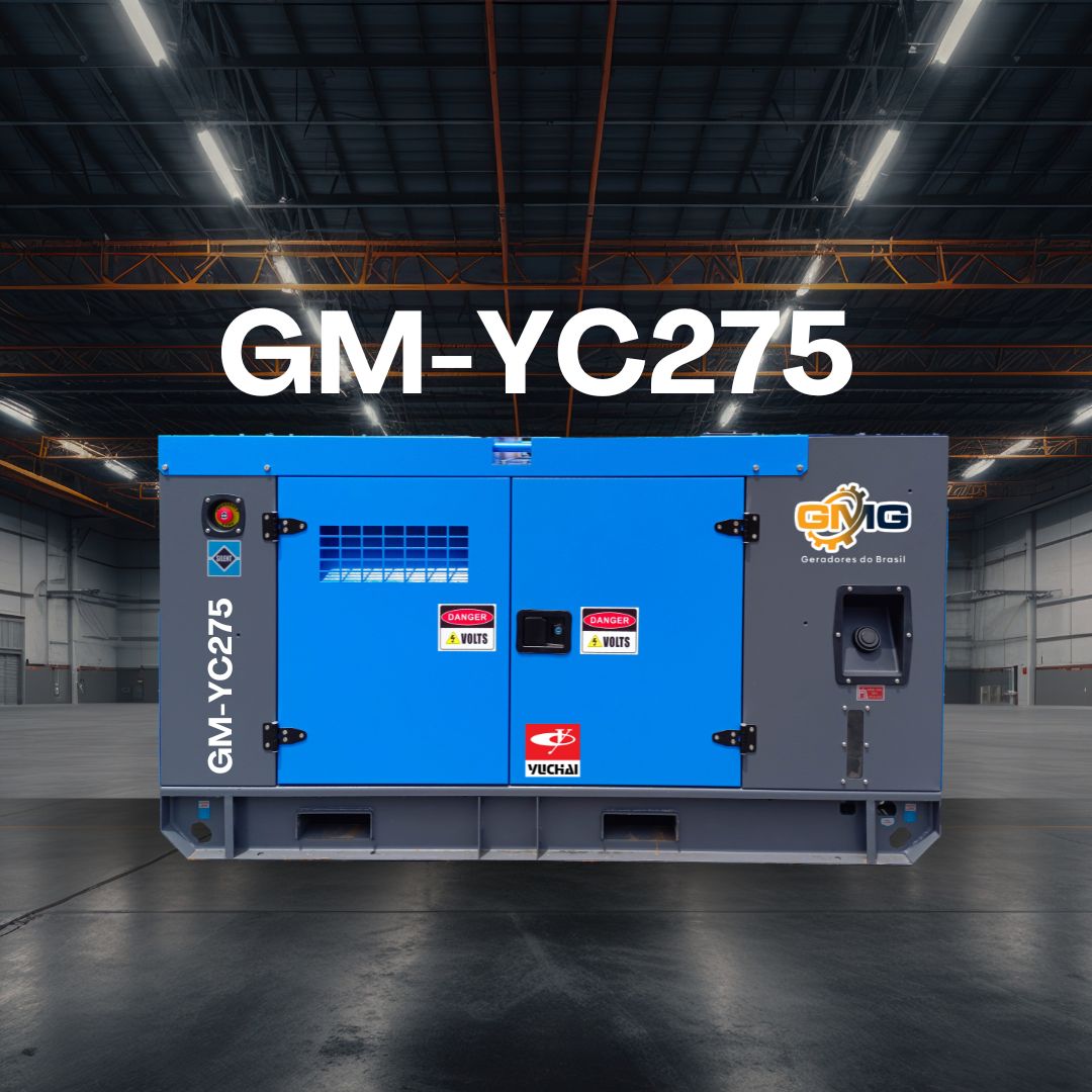 Grupo Gerador 275KVA, Motor YUCHAI, Modelo GM-YC275